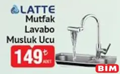 LATTE MUTFAK LAVABO MUSLUK UCU